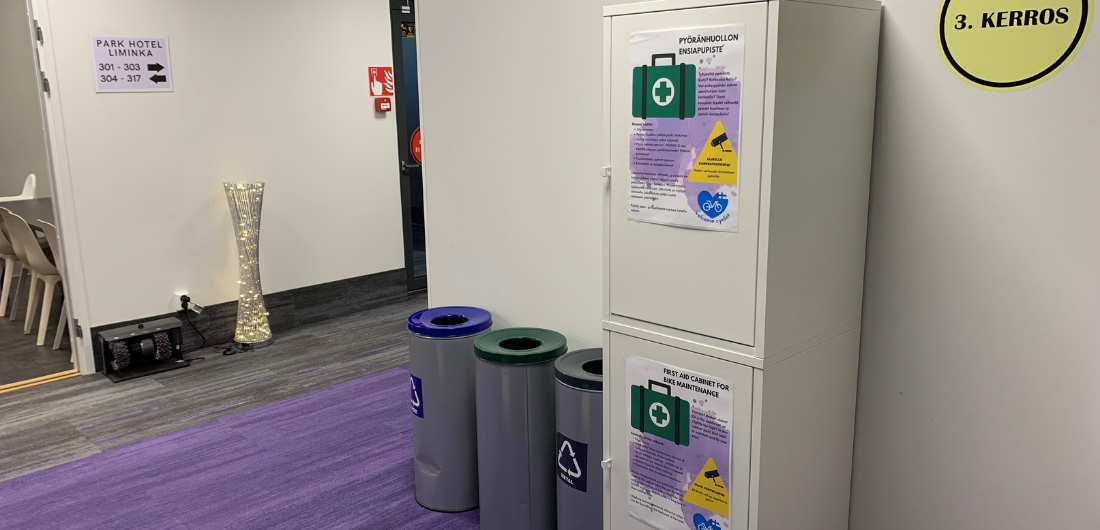 Park Hotel Limingan pyöränhuollon ensiapiste