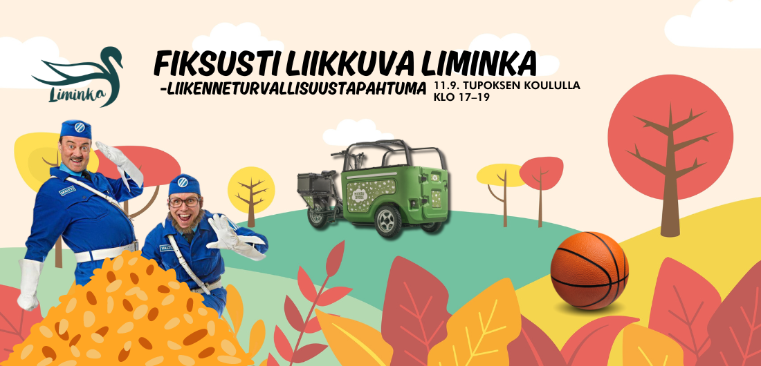 Maltti ja Valtti vierailevat Fiksusti liikkuva Liminka -tapahtumassa 11.9.