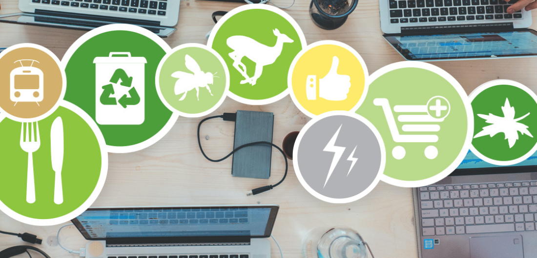 Green Office -kuvituskuva