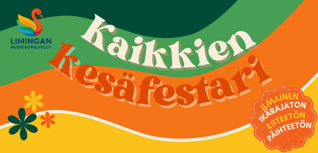 Kaikkien kesäfestari -tapahtuman grafiikka.
