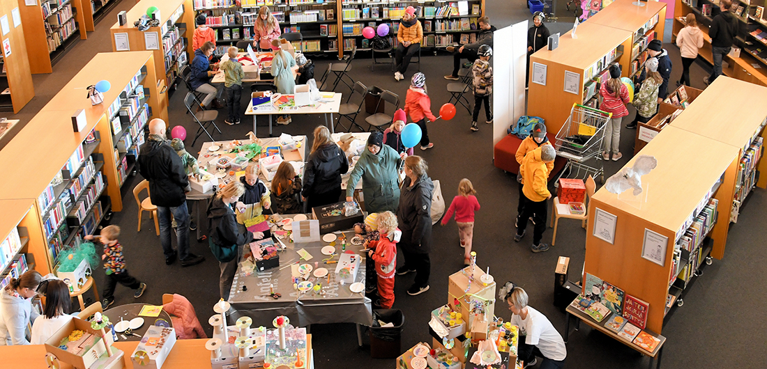 Askartelupisteillä riitti vilskettä viime vuoden tapahtumassa. 