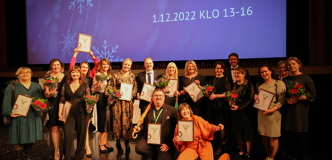 Limingan palkitut työntekijät Kuntatyö 2030 -gaalassa