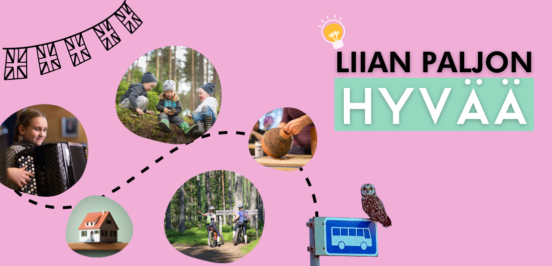 Liian paljon hyvää -kampanjan mainoskuva