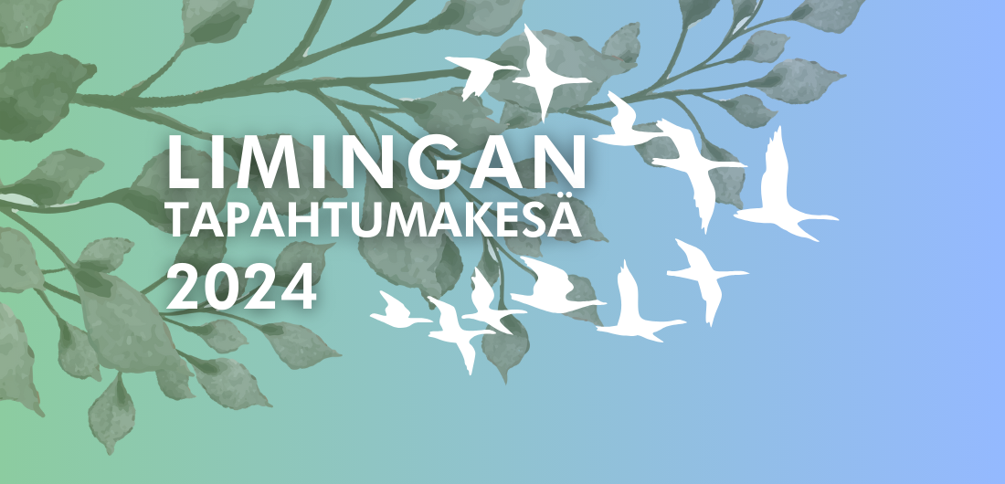 Limingan tapahtumakesän graafinen ilme.