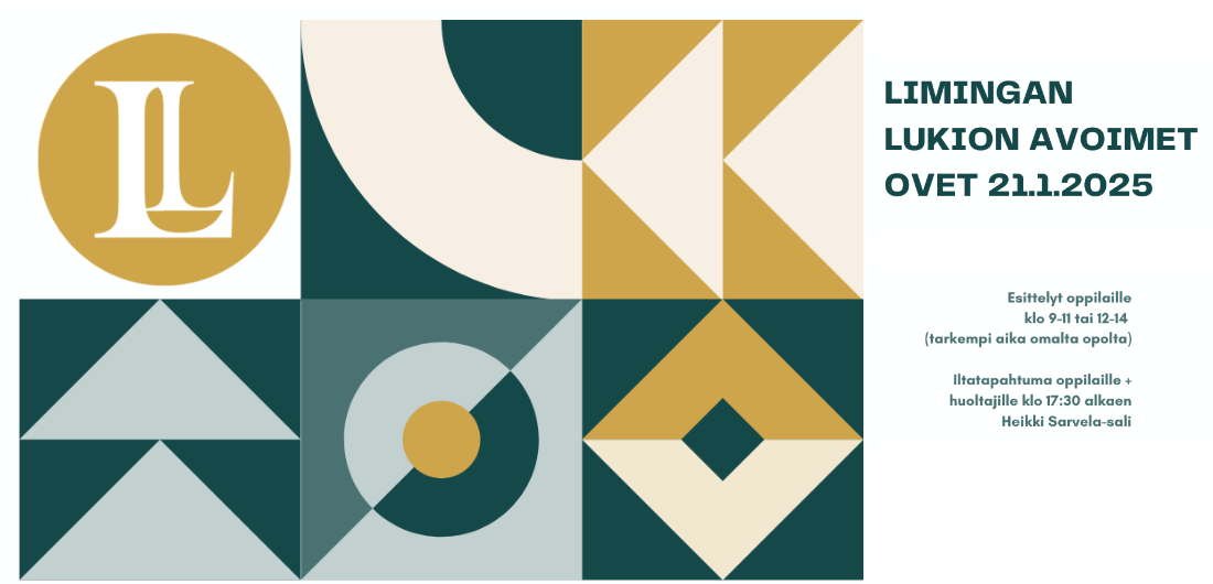 Limingan lukion avoimet ovet 21.1.2025.