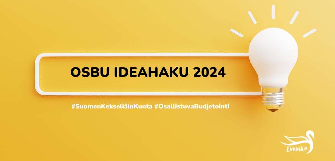 Osallistuvan budjetoinnin keltainen graafinen ilme