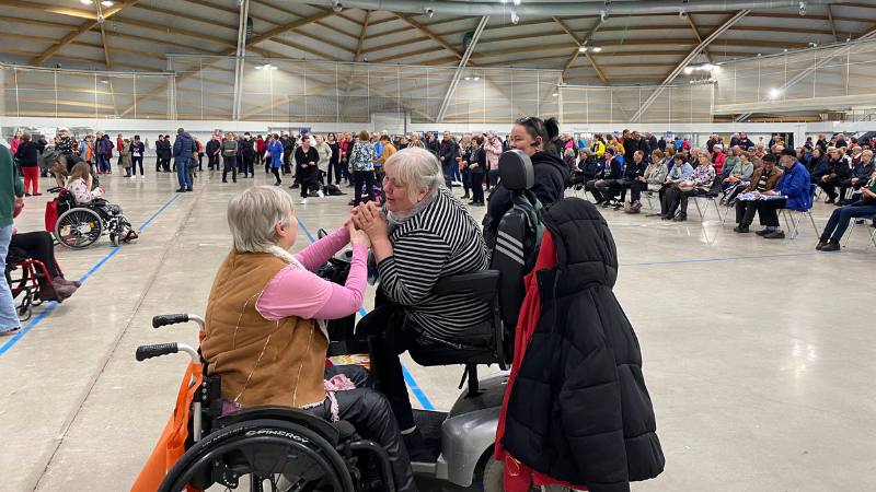 Pyörätuolitanssit Ouluhallissa