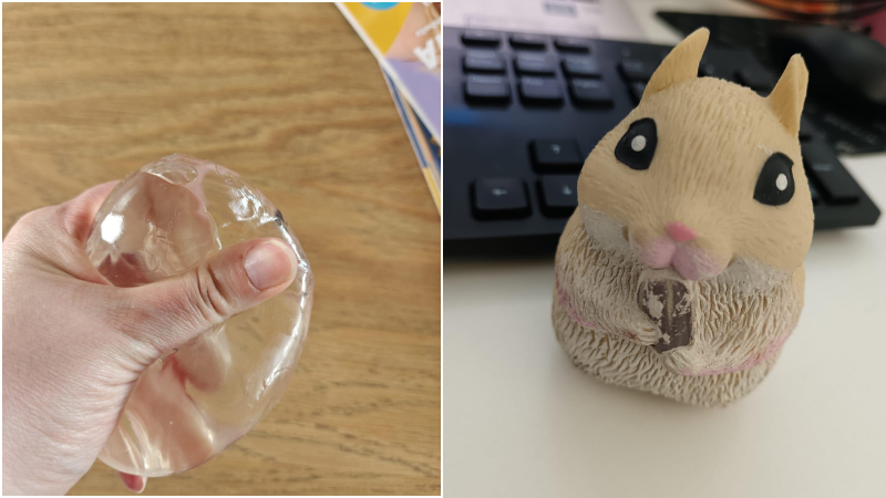 Stressilelut voivat tukea keskittymistä työpaikoilla.