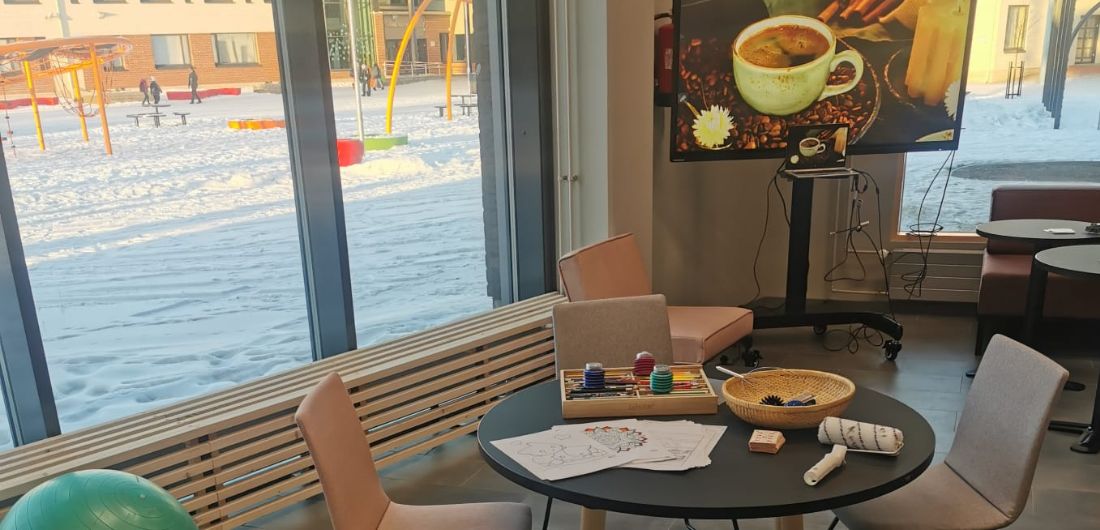 Limingan lukion kahvilatila