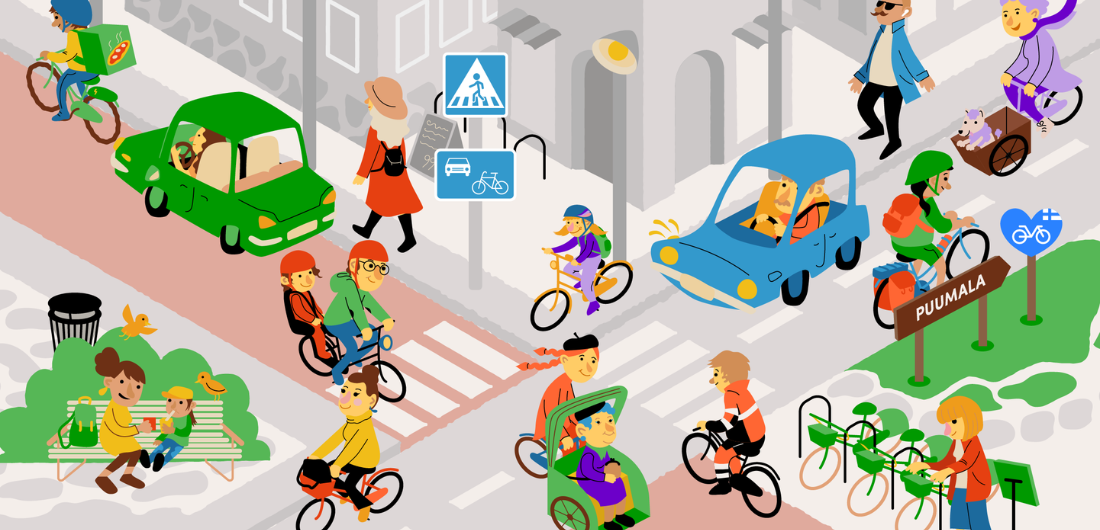 Pyöräilyviikon kampanjakuva